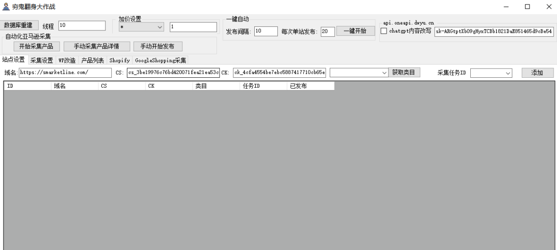 自动采集亚马逊、Fruugo产品上传至WordPress